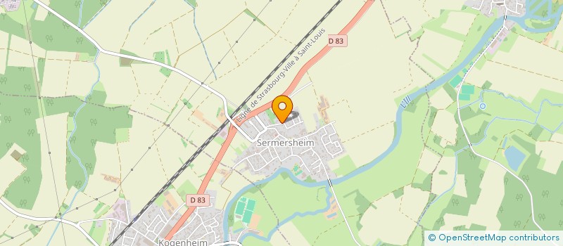 localisation de l'entreprise MADAME CAROLINE NAUDIN  SERMERSHEIM