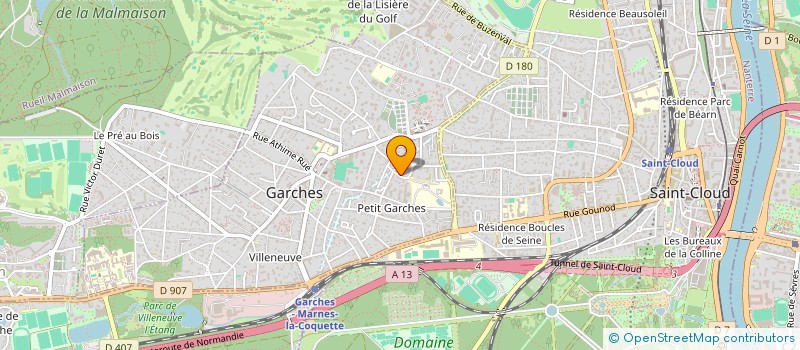 localisation de l'entreprise MADAME CAROLINE NEXON à GARCHES