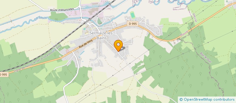 localisation de l'entreprise MADAME CAROLINE NICAISE  SERMAIZE-LES-BAINS