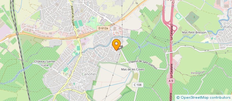 localisation de l'entreprise MADAME CAROLINE NICOLAS  CANOHES