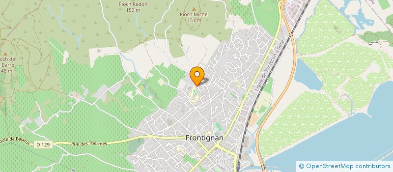 localisation de l'entreprise MADAME CAROLINE NICOLAS à FRONTIGNAN