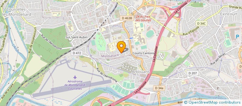 localisation de l'entreprise MADAME CAROLINE NICOLE REN RACHOU à MONTBELIARD