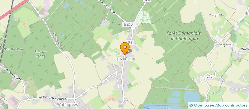 localisation de l'entreprise MADAME CAROLINE NIO  LA NEUVILLE