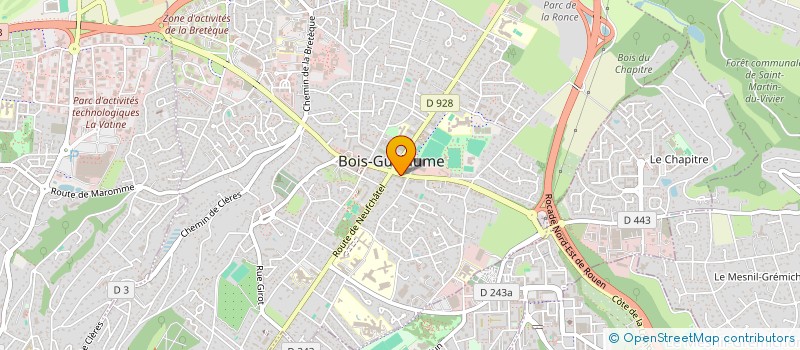 localisation de l'entreprise MADAME CAROLINE NIQUET à BOIS-GUILLAUME