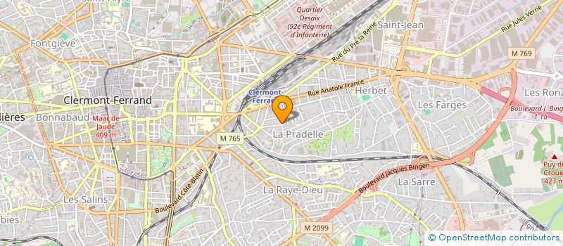 localisation de l'entreprise MADAME CAROLINE NIVELON  CLERMONT-FERRAND