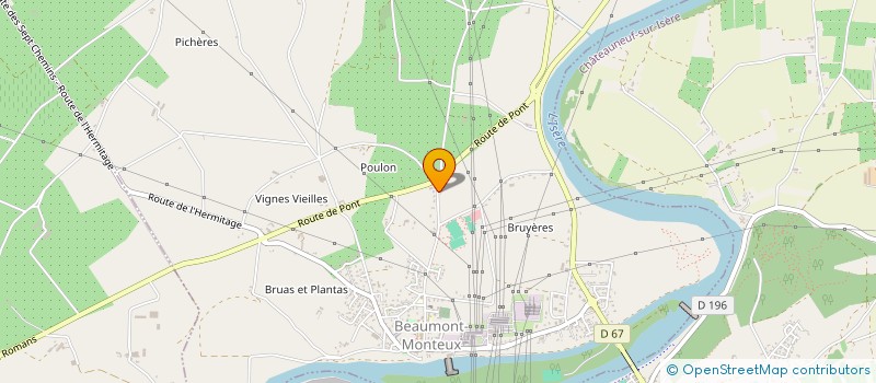 localisation de l'entreprise MADAME CAROLINE NOIROT  BEAUMONT-MONTEUX