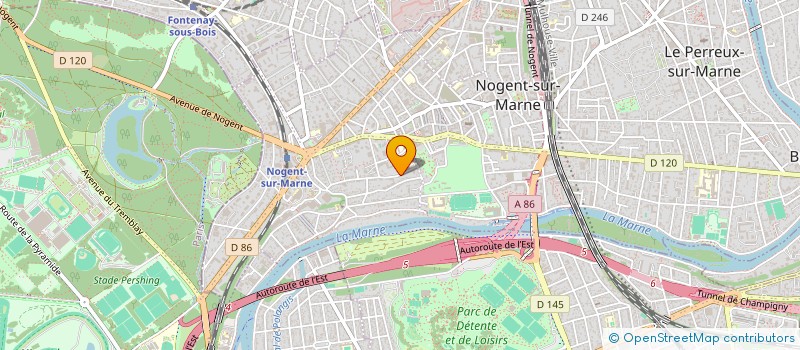 localisation de l'entreprise MADAME CAROLINE NOUE à NOGENT-SUR-MARNE