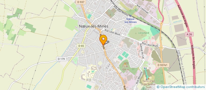 localisation de l'entreprise MADAME CAROLINE NOWAK  NUX-LES-MINES