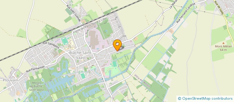 localisation de l'entreprise MADAME CAROLINE NOWAKOWSKI  BIACHE-SAINT-VAAST