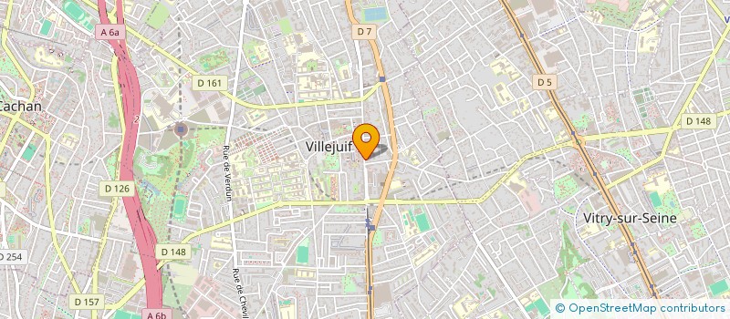 localisation de l'entreprise MADAME CAROLINE OLIVEIRA à VILLEJUIF