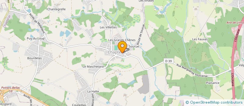 localisation de l'entreprise MADAME CAROLINE OLIVIERO à CHAPTELAT