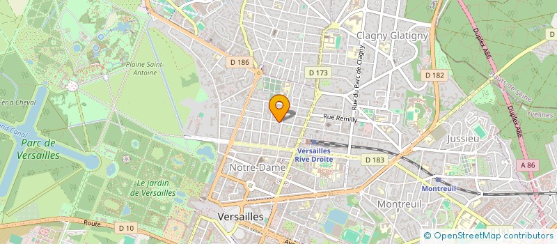 localisation de l'entreprise MADAME CAROLINE ORSEL à VERSAILLES