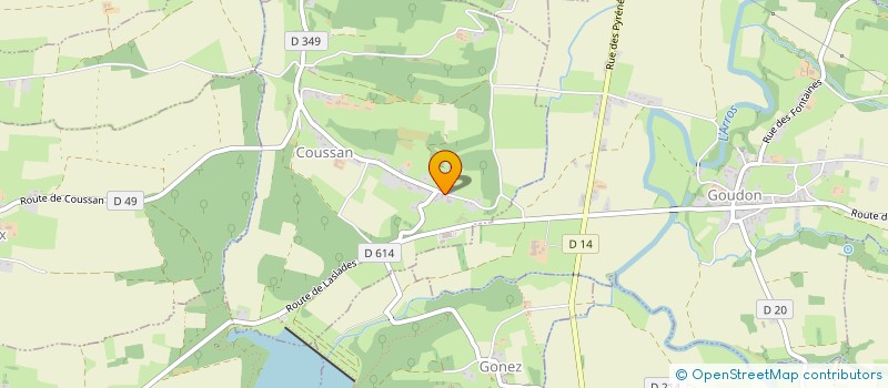 localisation de l'entreprise MADAME CAROLINE ORSONI  COUSSAN