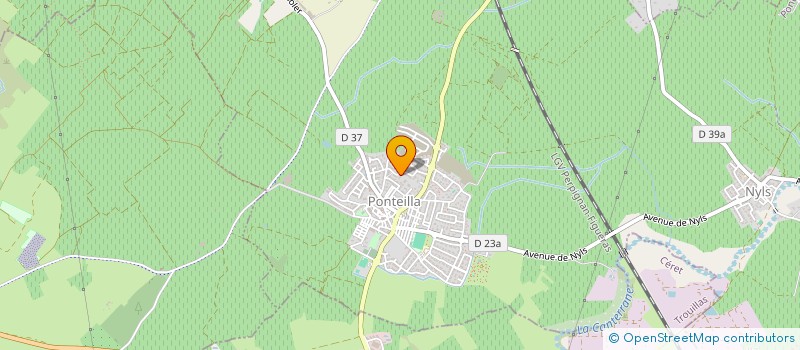 localisation de l'entreprise MADAME CAROLINE ORTIZ  PONTEILLA