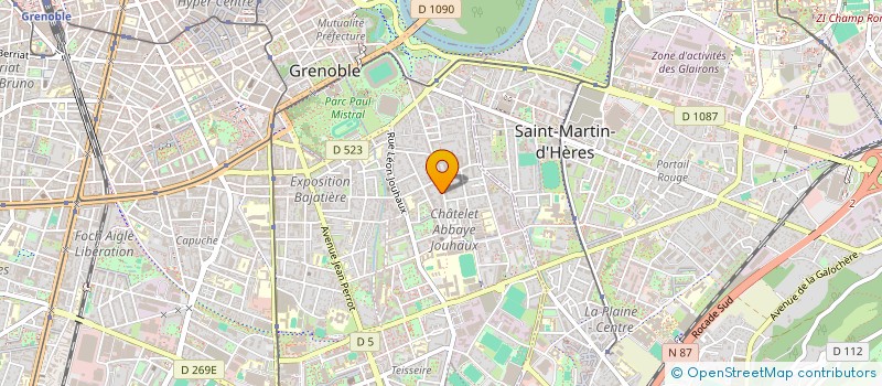 localisation de l'entreprise MADAME CAROLINE OUZIEL à GRENOBLE