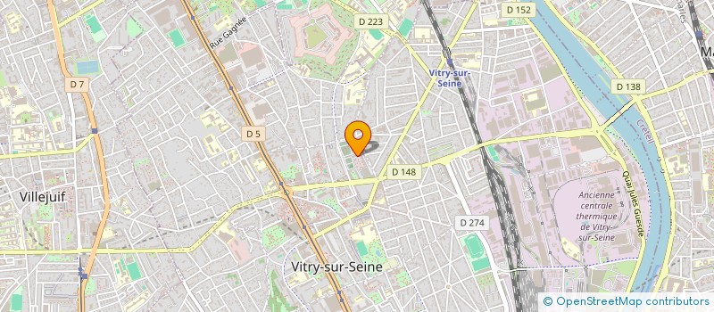 localisation de l'entreprise MADAME CAROLINE PACELLA à VITRY-SUR-SEINE