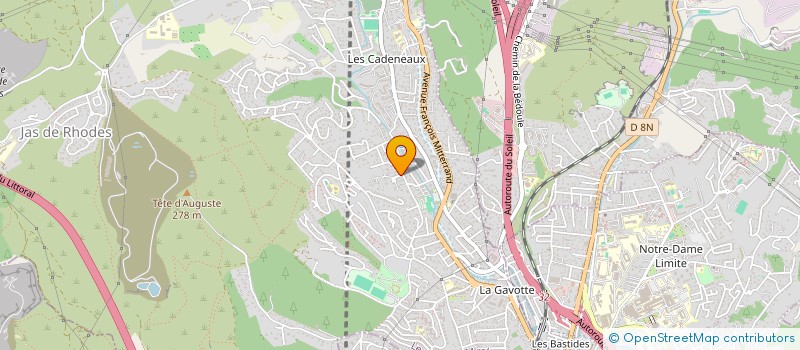 localisation de l'entreprise MADAME CAROLINE PACHECUS à LES PENNES-MIRABEAU