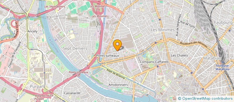 localisation de l'entreprise MADAME CAROLINE PAGLIANO à TOULOUSE