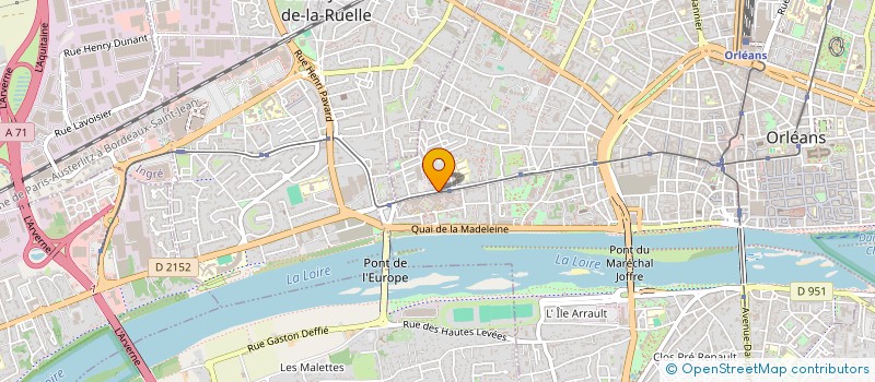 localisation de l'entreprise MADAME CAROLINE PAILLAT  ORLEANS