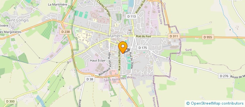 localisation de l'entreprise MADAME CAROLINE PAILLET  MAMERS