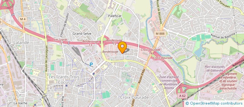 localisation de l'entreprise MADAME CAROLINE PALAZY à TOULOUSE