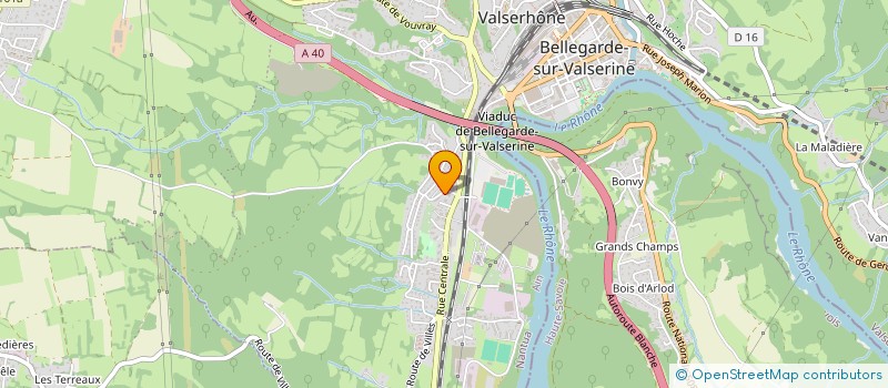 localisation de l'entreprise MADAME CAROLINE PALLARES à VALSERHONE