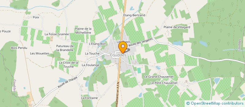 localisation de l'entreprise MADAME CAROLINE PALMER  COUDDES