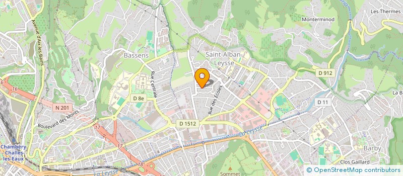 localisation de l'entreprise MADAME CAROLINE PALMER  SAINT-ALBAN-LEYSSE