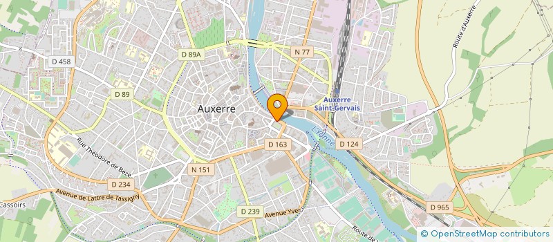 localisation de l'entreprise MADAME CAROLINE PANDELE à AUXERRE