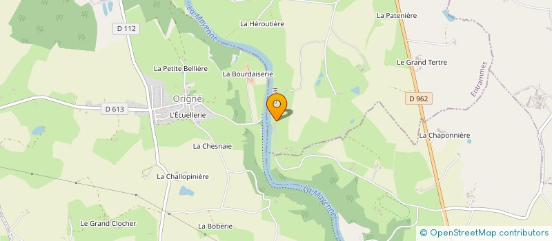 localisation de l'entreprise MADAME CAROLINE PANNETIER  ENTRAMMES