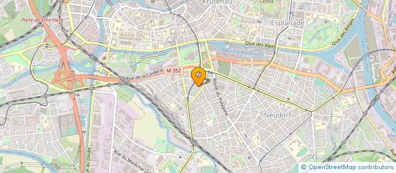 localisation de l'entreprise MADAME CAROLINE PANTHIER à STRASBOURG