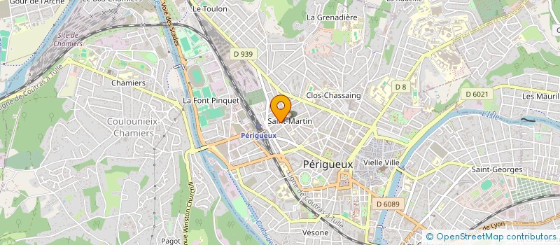 localisation de l'entreprise MADAME CAROLINE PAOLILLO  PERIGUEUX