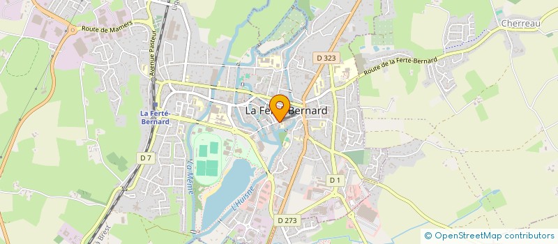 localisation de l'entreprise MADAME CAROLINE PARIS à LA FERTE-BERNARD
