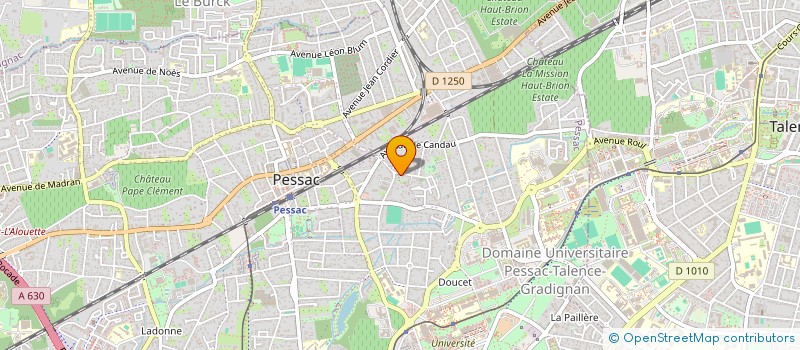 localisation de l'entreprise MADAME CAROLINE PARIS  LATRESNE