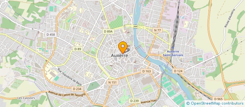 localisation de l'entreprise MADAME CAROLINE PARIZOT à AUXERRE