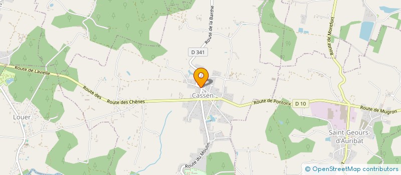 localisation de l'entreprise MADAME CAROLINE PARNAUT  CASSEN