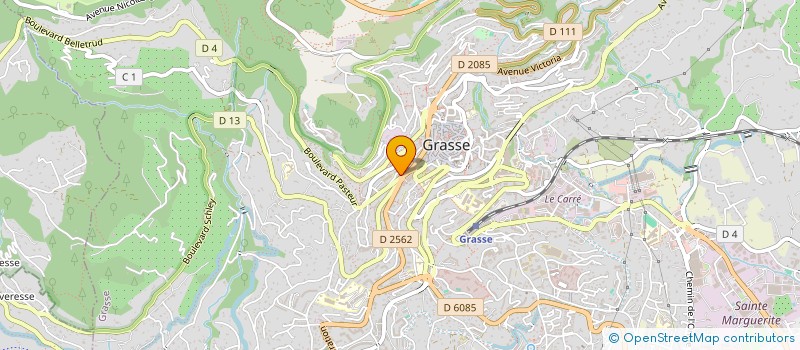 localisation de l'entreprise MADAME CAROLINE PASQUELIN à GRASSE