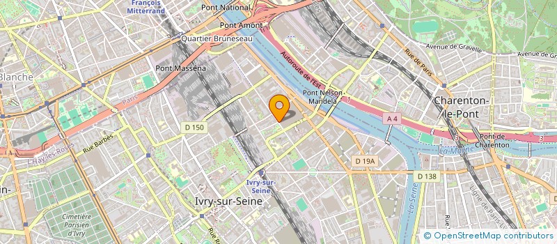 localisation de l'entreprise MADAME CAROLINE PASTROVITS à IVRY-SUR-SEINE