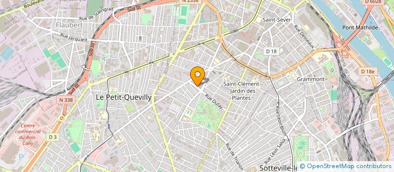 localisation de l'entreprise MADAME CAROLINE PATIERNO  ROUEN