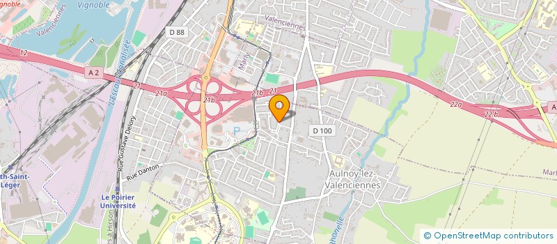 localisation de l'entreprise MADAME CAROLINE PATIN  AULNOY-LEZ-VALENCIENNES