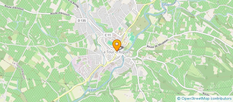 localisation de l'entreprise MADAME CAROLINE PAUL  LA TOUR-D'AIGUES