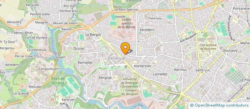 localisation de l'entreprise MADAME CAROLINE PAUL à BREST