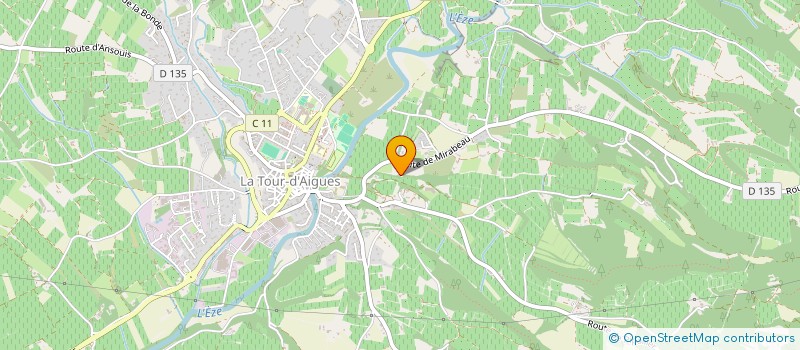 localisation de l'entreprise MADAME CAROLINE PAUL-HAZARD  LA TOUR D'AIGUES