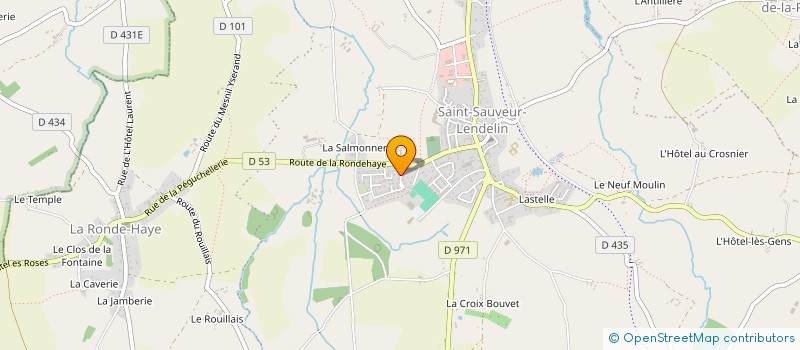 localisation de l'entreprise MADAME CAROLINE PAXION  SAINT-SAUVEUR-VILLAGES