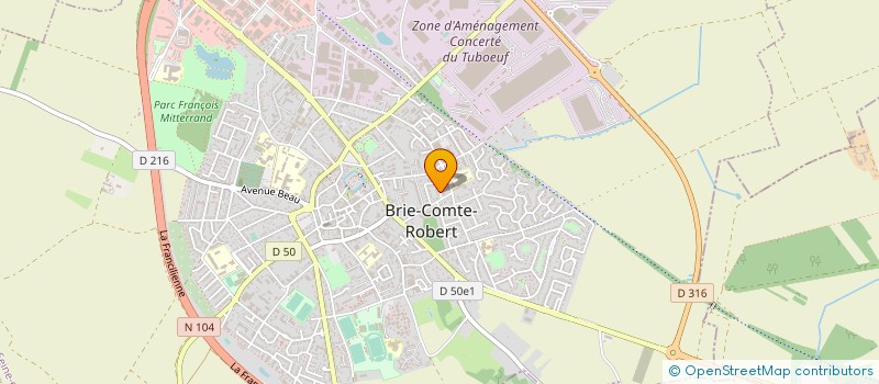 localisation de l'entreprise MADAME CAROLINE PAYEN à BRIE-COMTE-ROBERT
