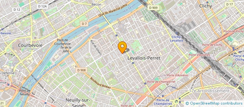 localisation de l'entreprise MADAME CAROLINE PAYRE à LEVALLOIS-PERRET