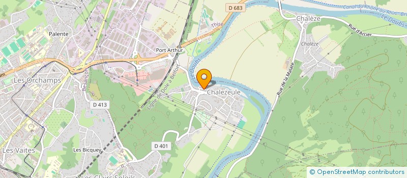 localisation de l'entreprise MADAME CAROLINE PEACH  CHALEZEULE