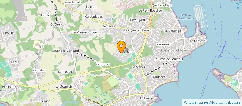 localisation de l'entreprise MADAME CAROLINE PEAN  LARMOR-PLAGE