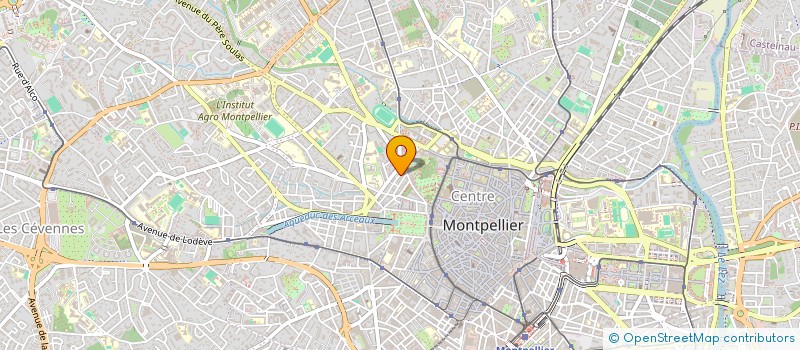 localisation de l'entreprise MADAME CAROLINE PECOSTE à MONTPELLIER