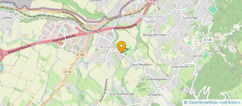 localisation de l'entreprise MADAME CAROLINE PELLET  ARCHAMPS